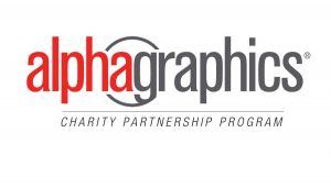 AlphaGraphics Charity Partnership Logo