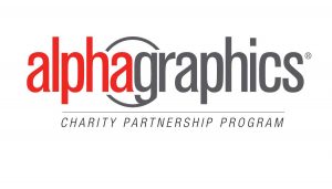 AlphaGraphics Charity Partnership Logo
