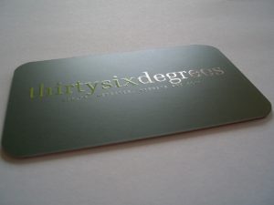 Spot uv business cards