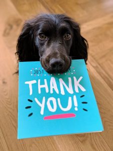 Thank you card