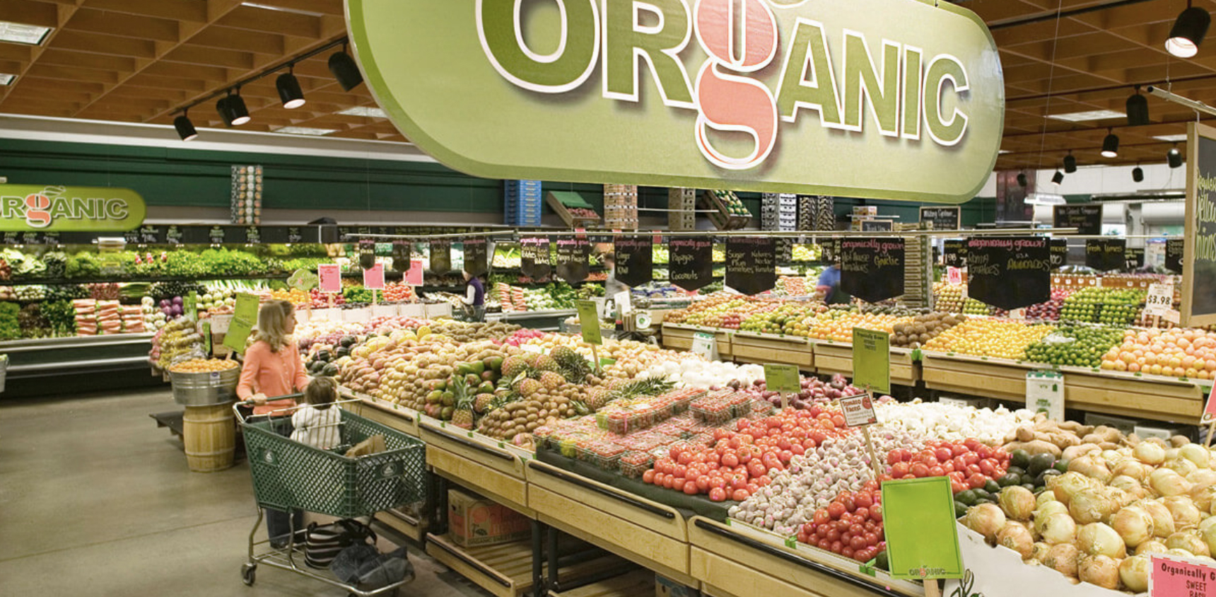 Organic Produce sign