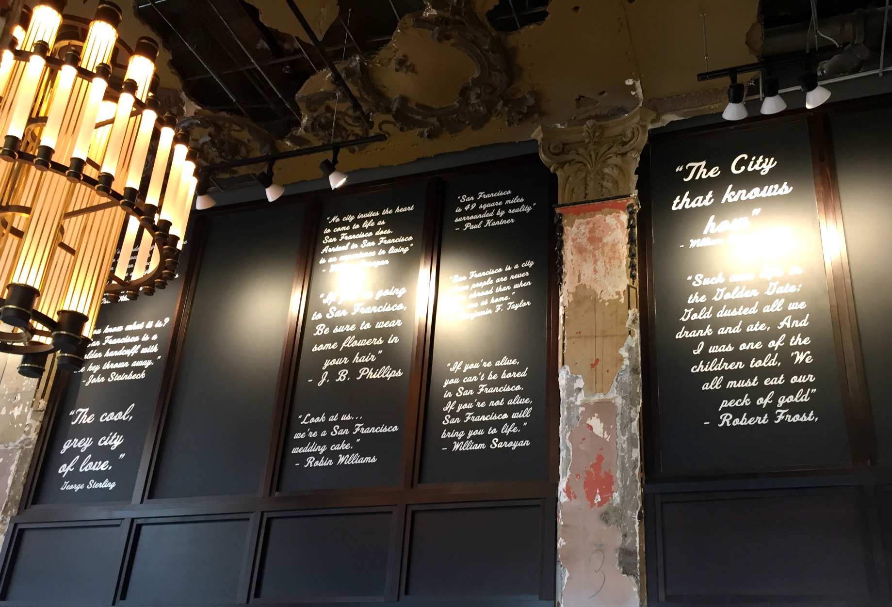Alphagraphics San Francisco restaurant marketing Chalk Board Menu Signage