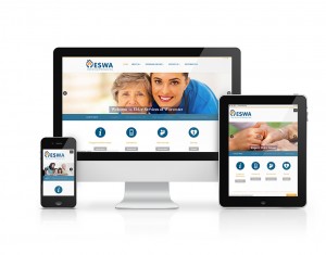 Website Design Elder Services Of Worcester Area This is an image of a website designed by Alphagraphics in Worcester