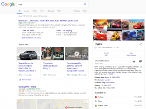Google Search Cars - Lead Generation