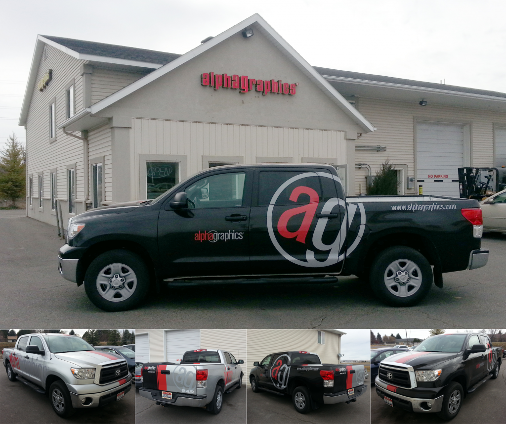 AlphaGraphics Truck Wrap