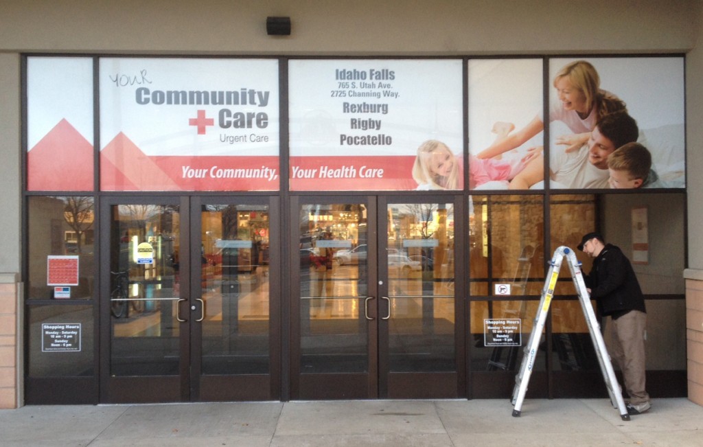 Community Care Mall Window Install