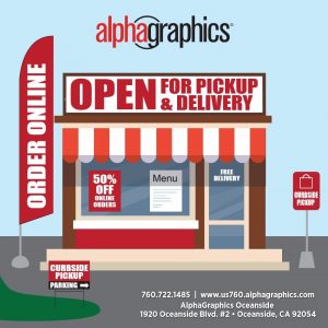 AlphaGraphis Oceanside signage options for restaurants