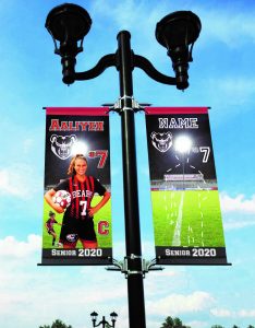 soccer pole banners 