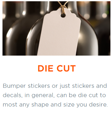 Die cut Label Printing, sticker and decals