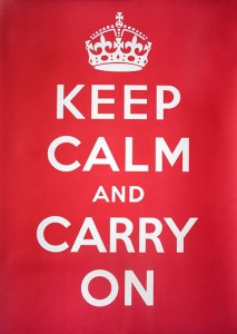 Keep Calm Original Poster