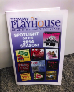 TommyOsPlayhouse Madison Printing Playbill