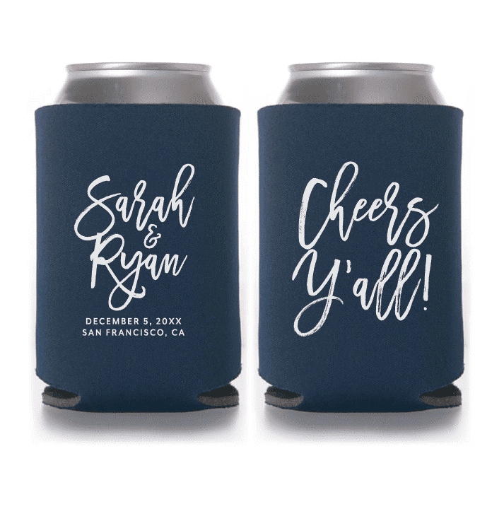Wedding Gift IDea Can Coozie Wilmington NC