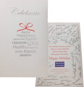 holiday card printing