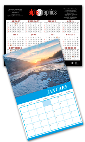 Calendars from AlphaGraphics Missoula