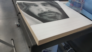 Printing on Wood with the Flatbed Printer
