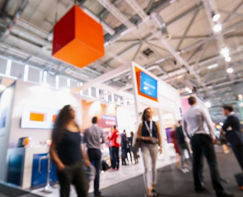 Trade show and booth materials