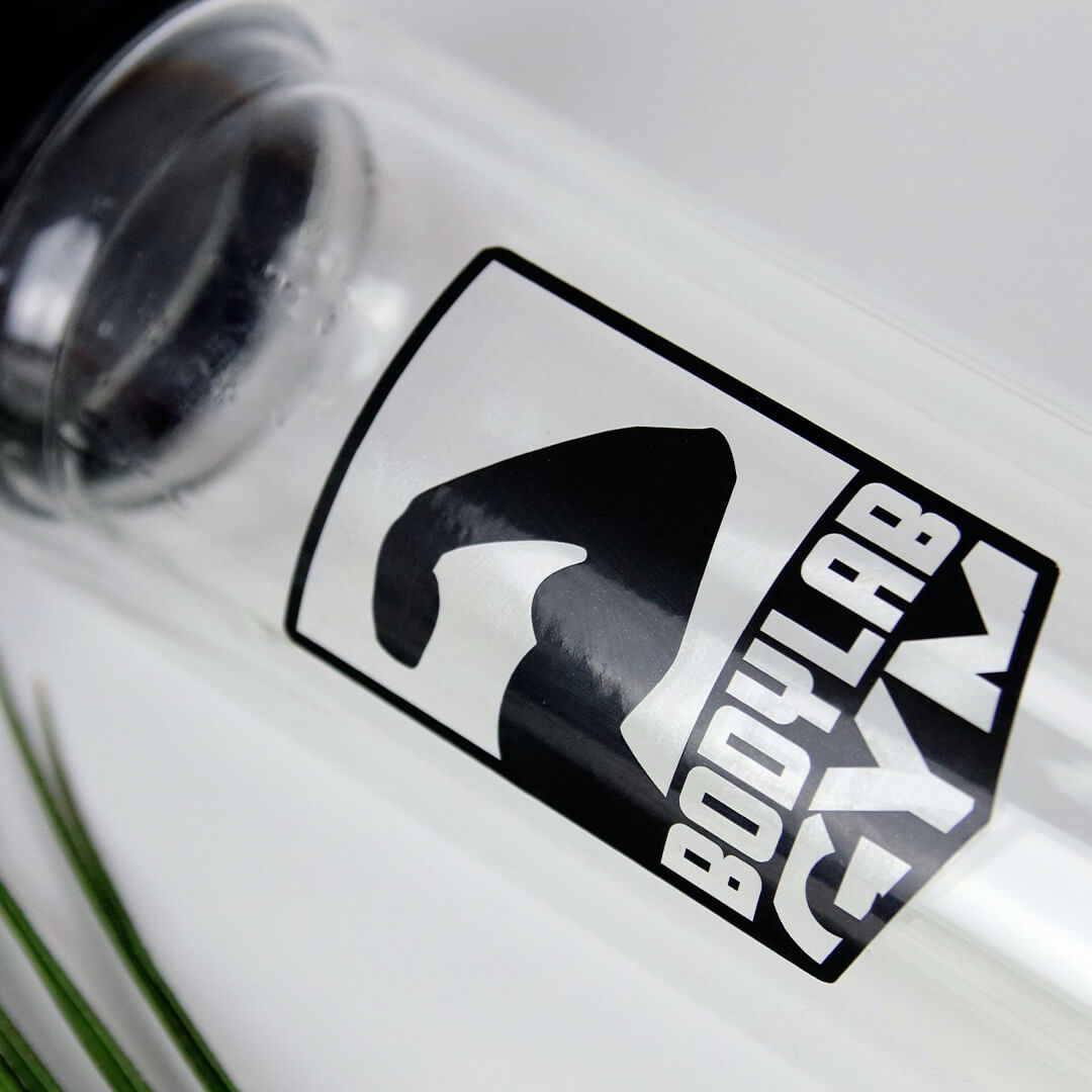 label on a water bottle