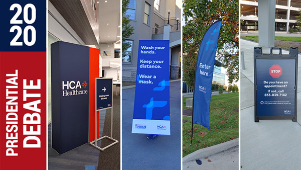 Large format event signs & booth graphics