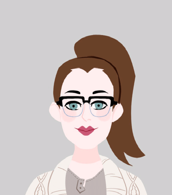 Alexandra Wicks caricature