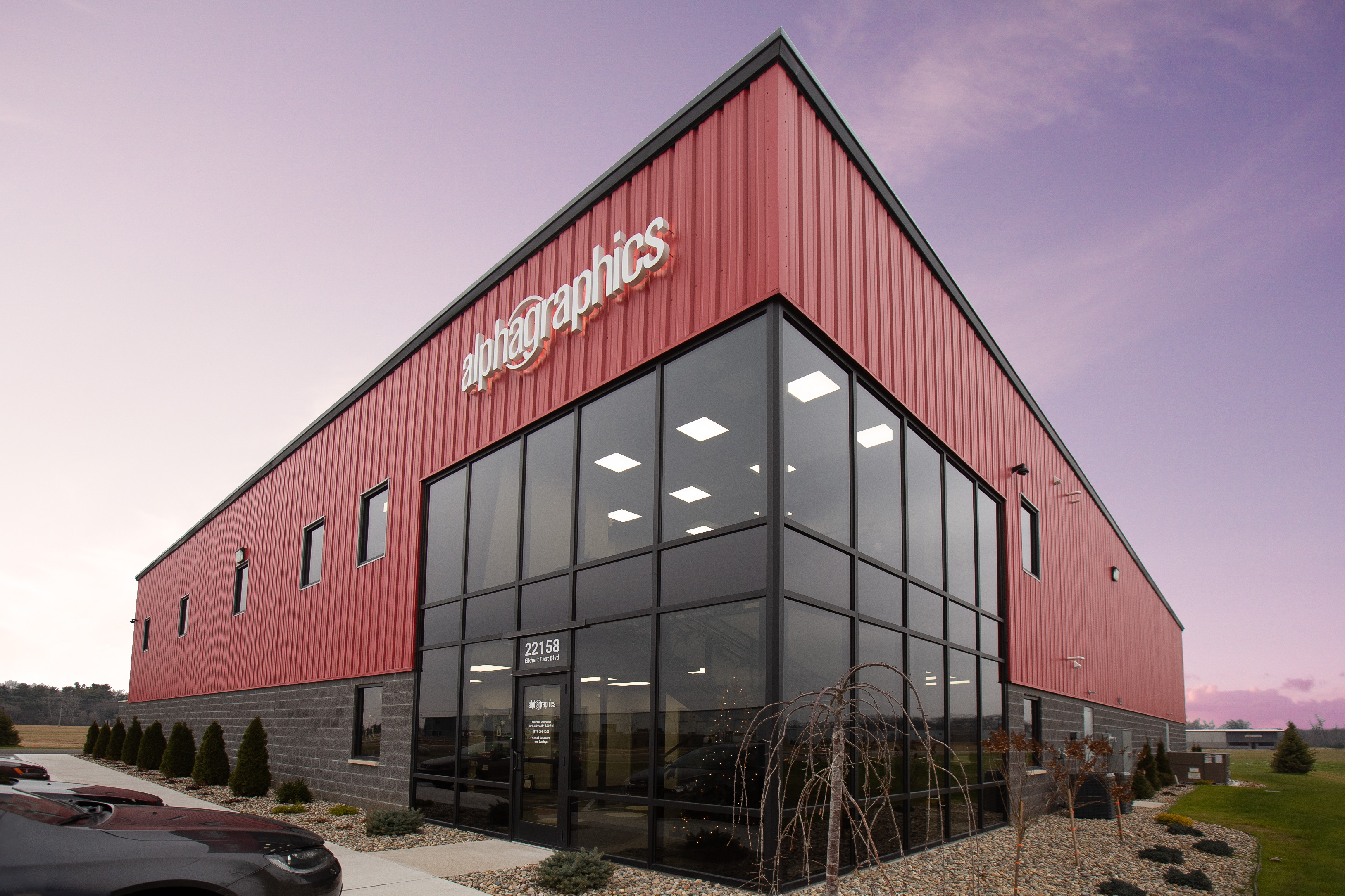 New Alphagraphics Building Elkhart Indiana