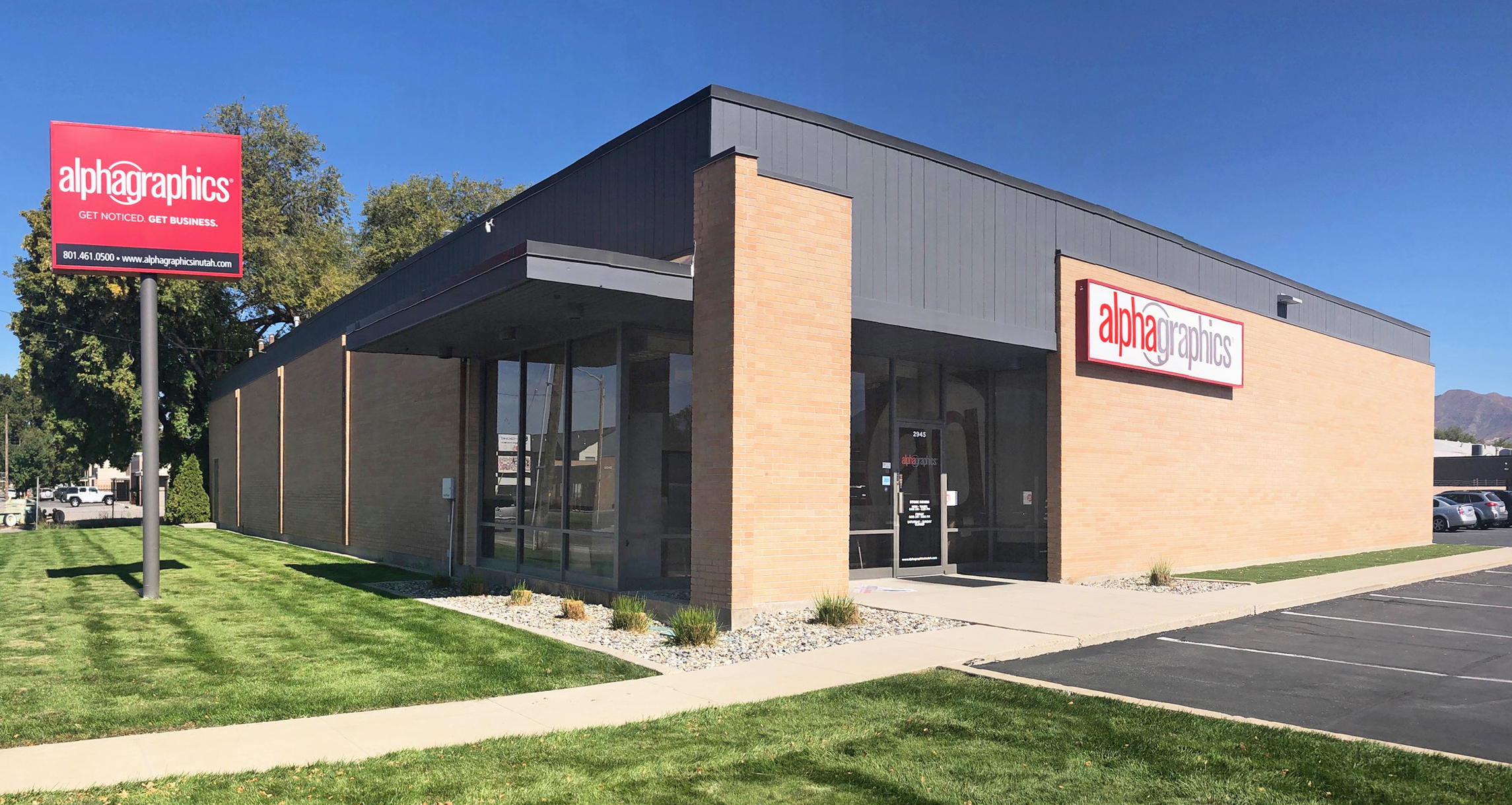 Exterior photo of AlphaGraphics South Salt Lake