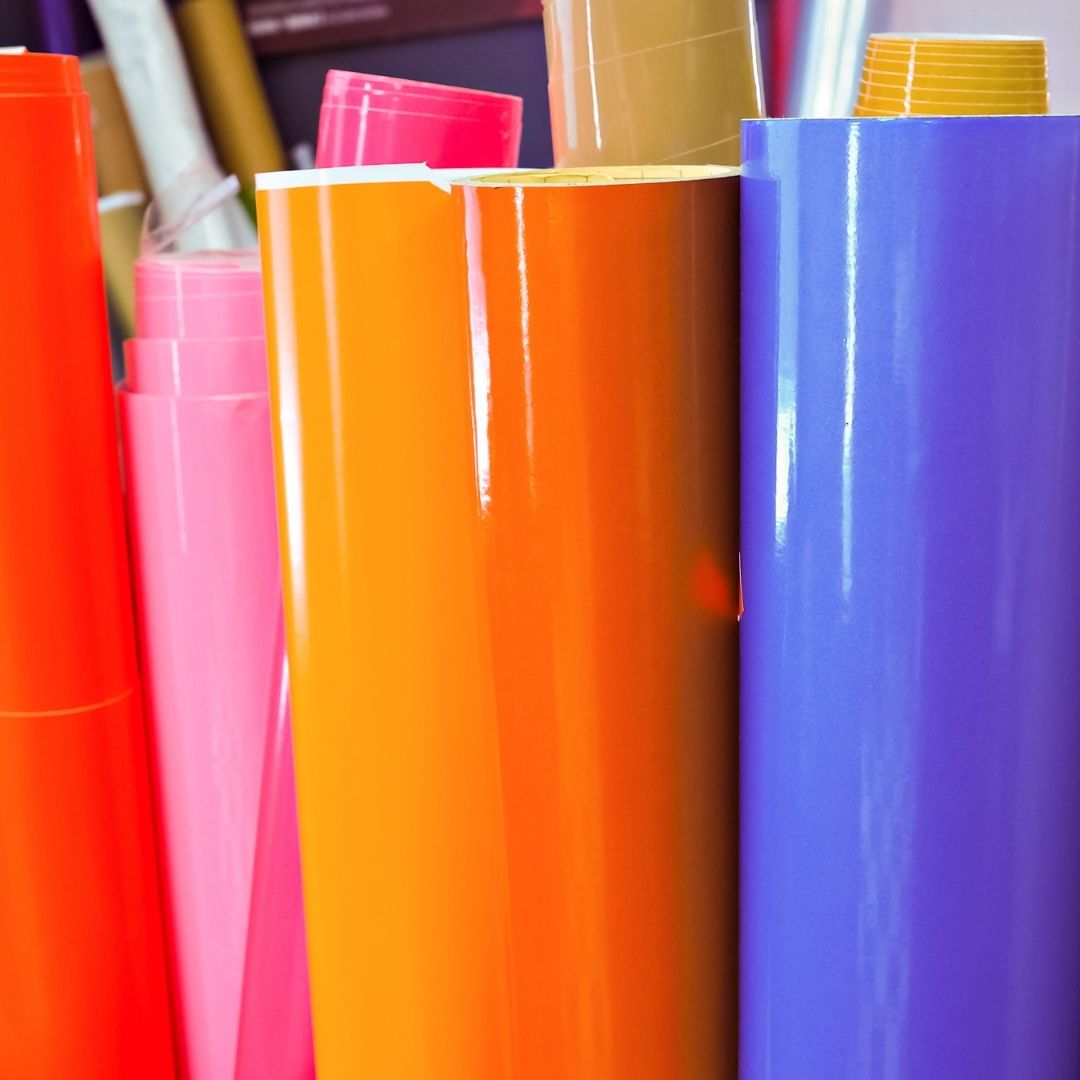 colorful vinyl