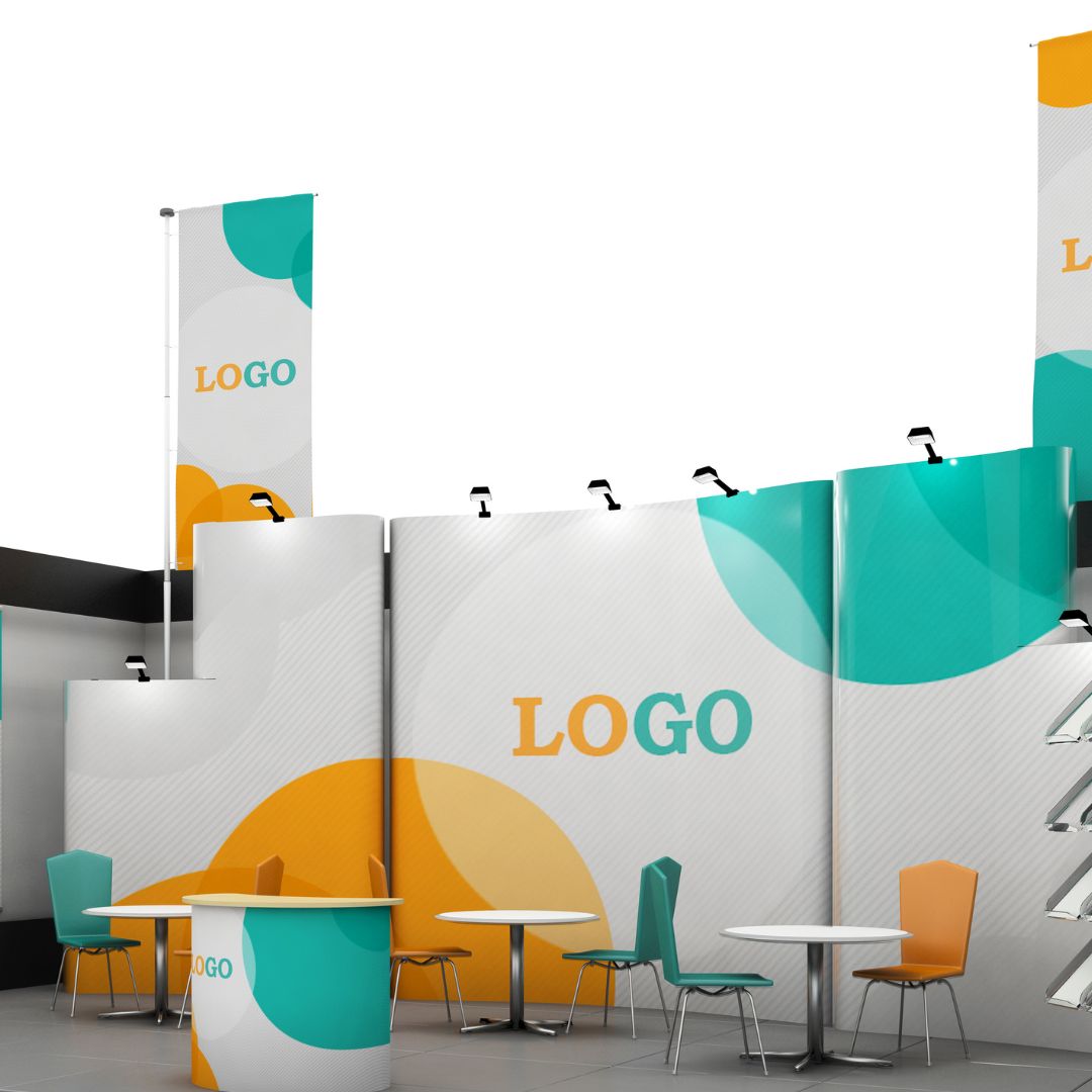 trade show display mockup