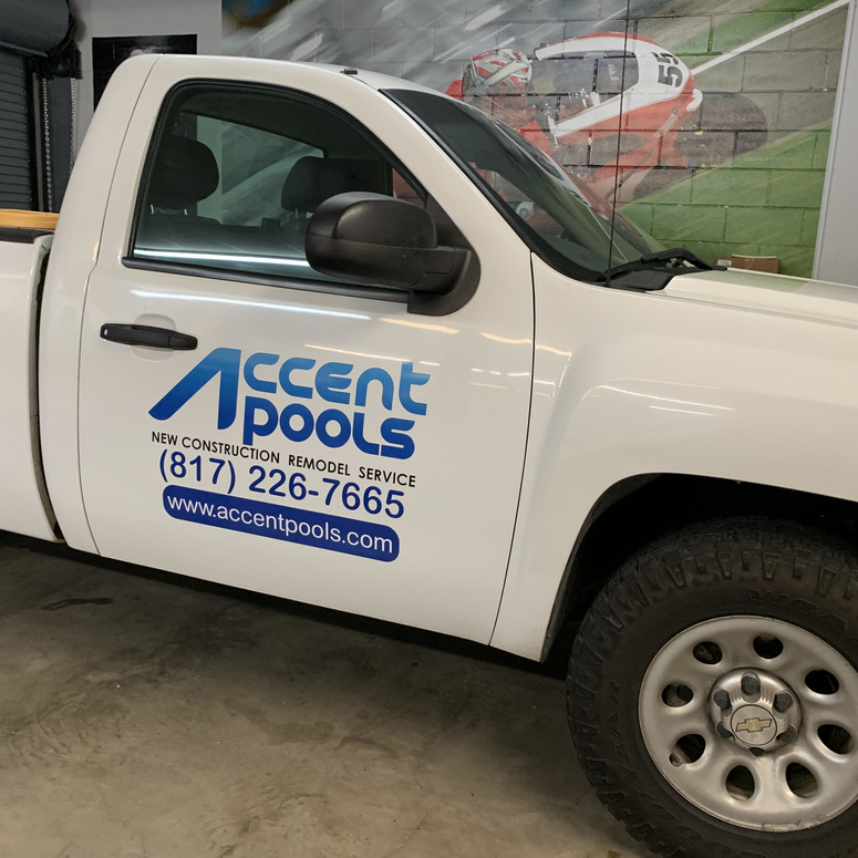 Accent Pools Truck