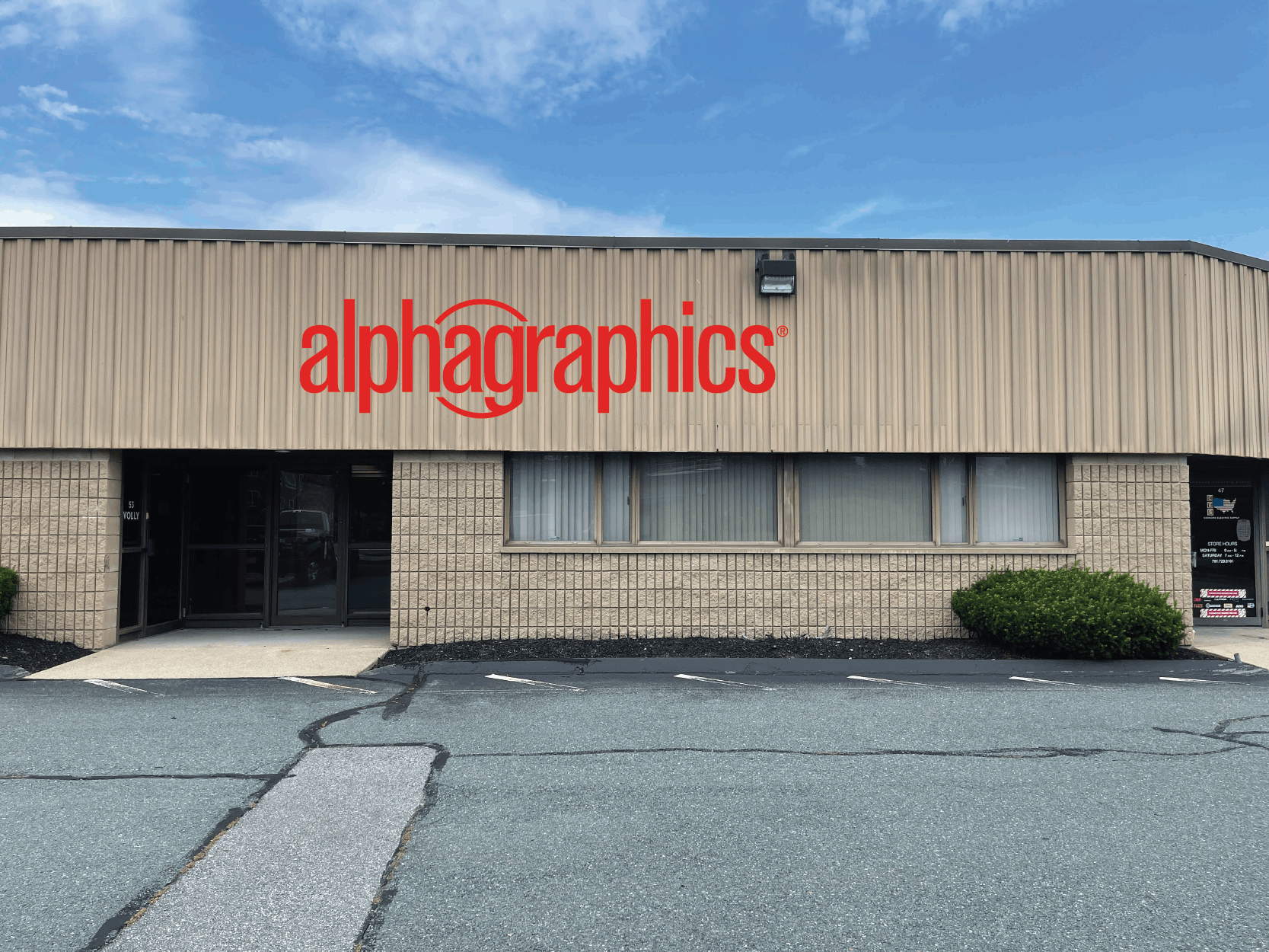 AlphaGraphics Woburn Front of Building