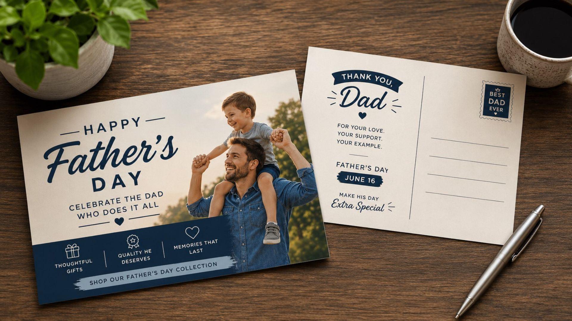 A Personal Touch: How Oakbrook Professionals Use Postcards for Father’s Day Marketing