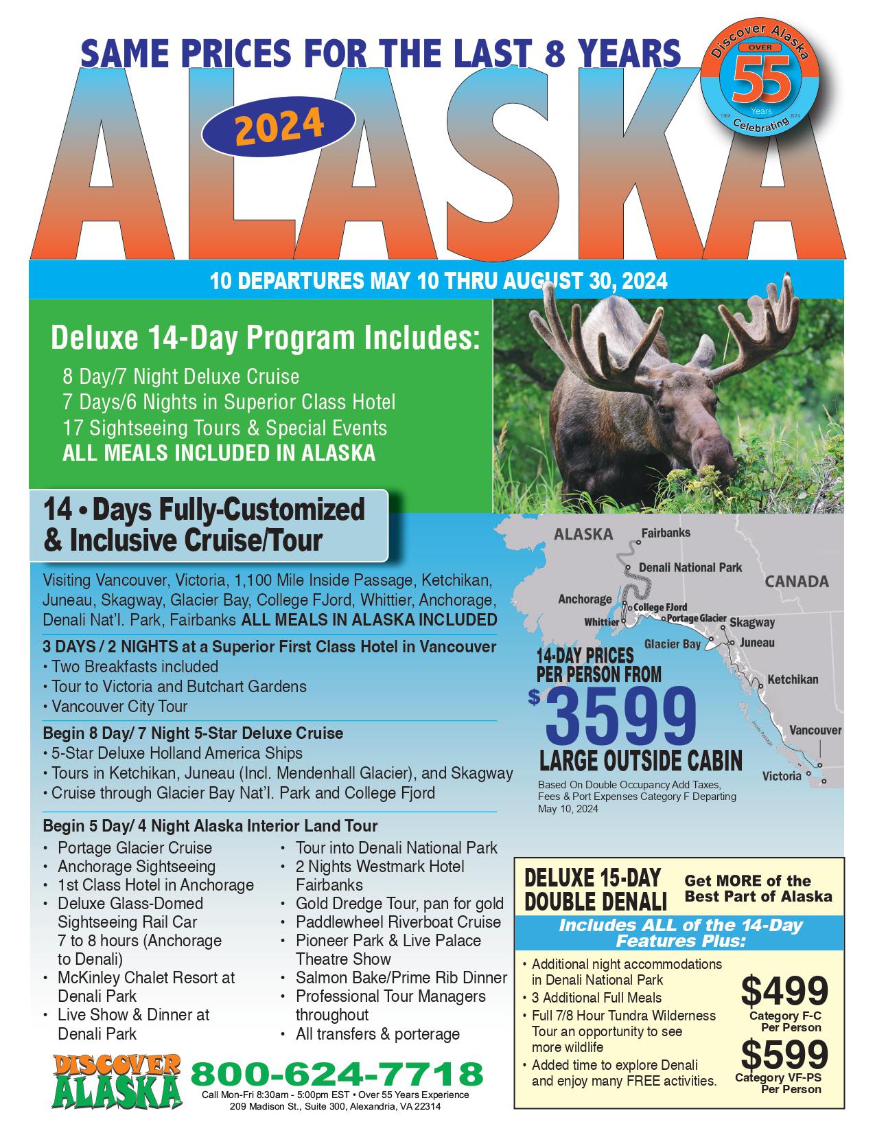 Discover Alaska brochure page 1