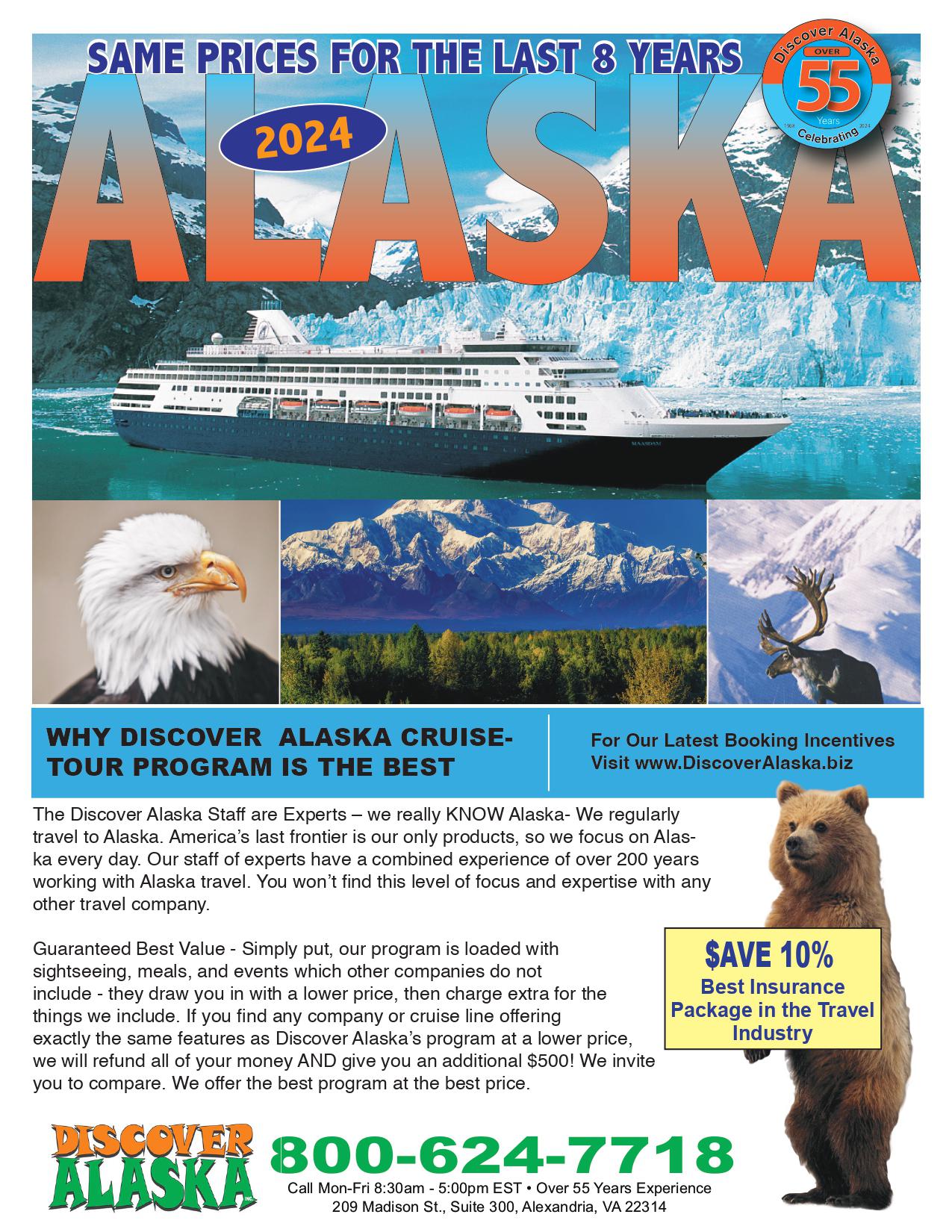 Discover Alaska brochure page 4