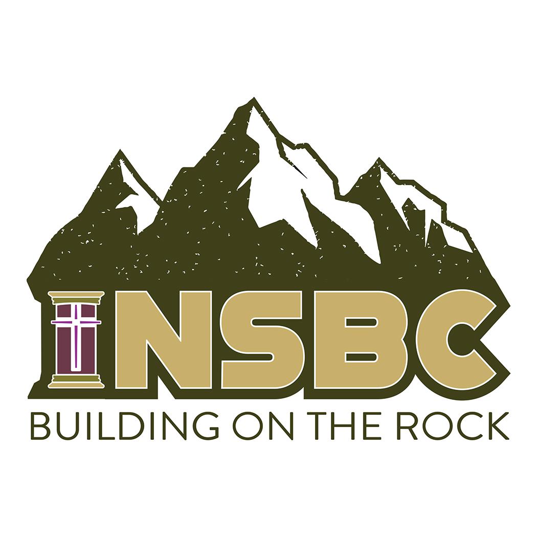 NSBC Building on the Rock logo with olive mountain peaks and gold lettering