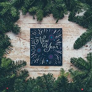 Happy New Years card