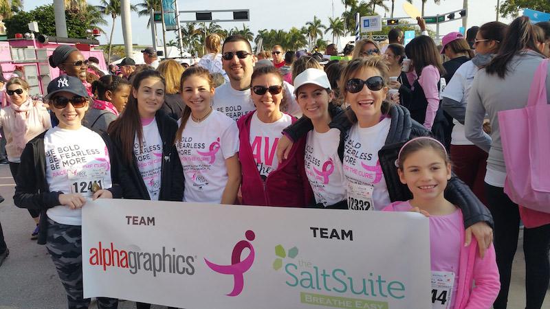 AlphaGraphics of the Palm Beaches Joined In On The Susan G. Komen Race for the Cure – South Florida