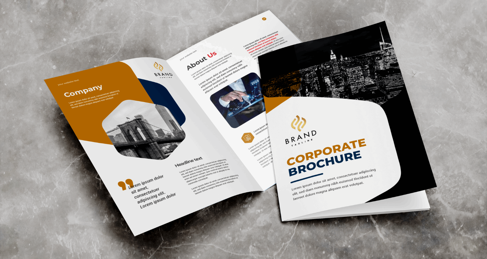 Eye-catching brochure design example