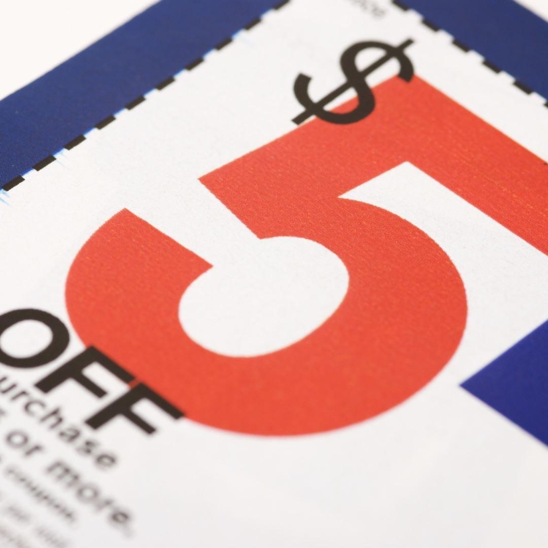 mailed out coupon