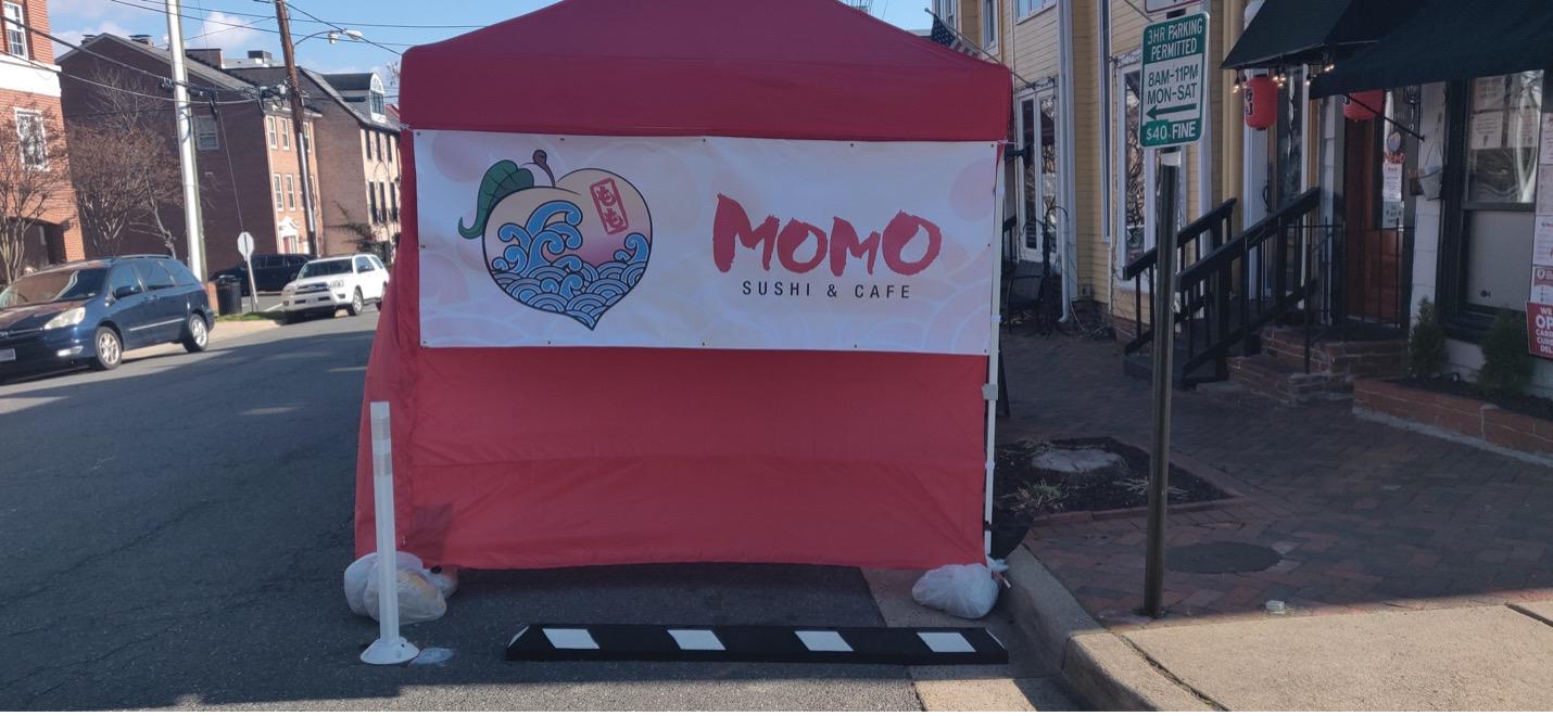 Alexandria business tent banner