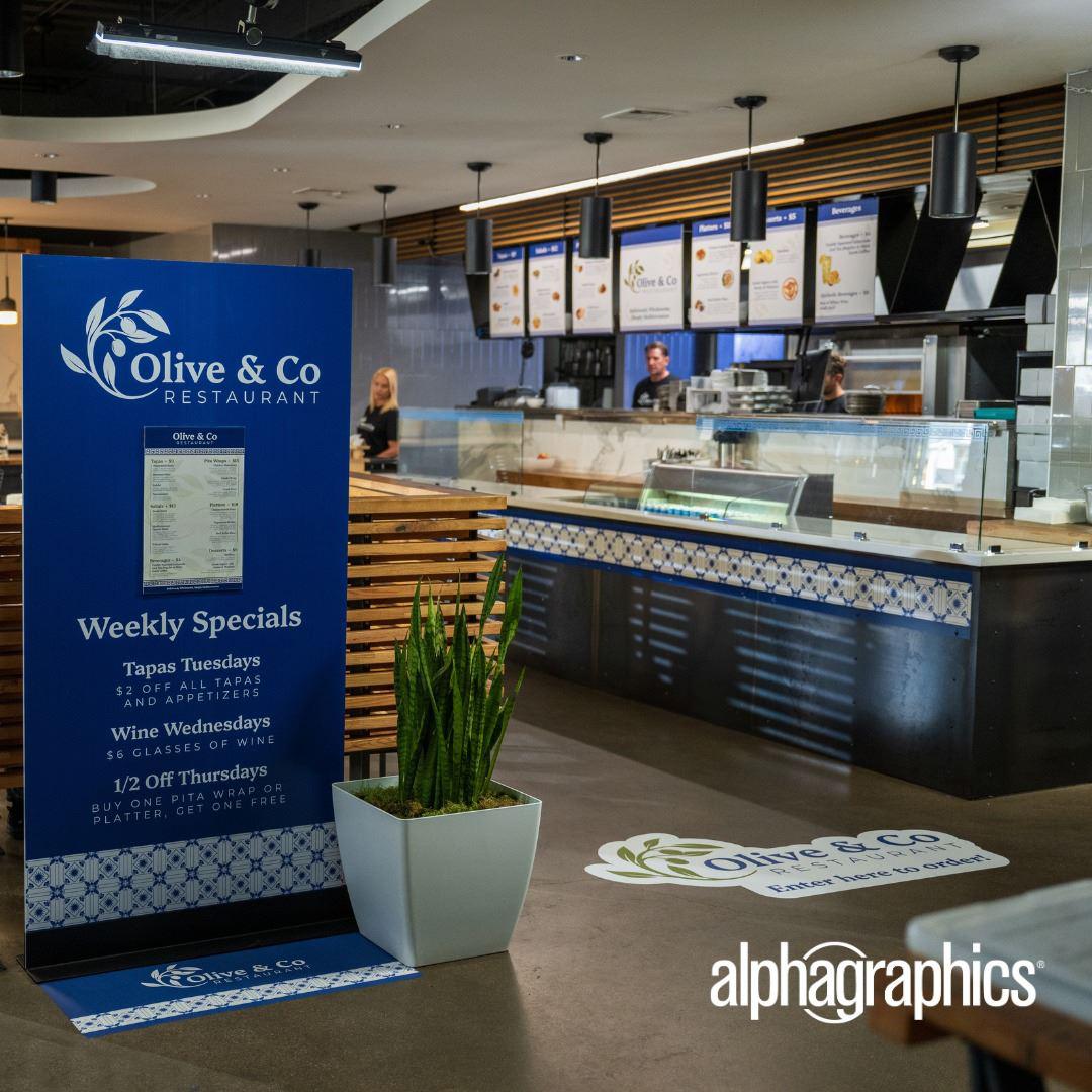 Retractable banners at AlphaGraphics Lake Mary