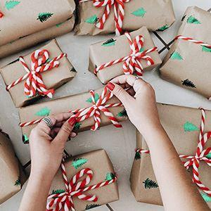Holiday gift wrapping