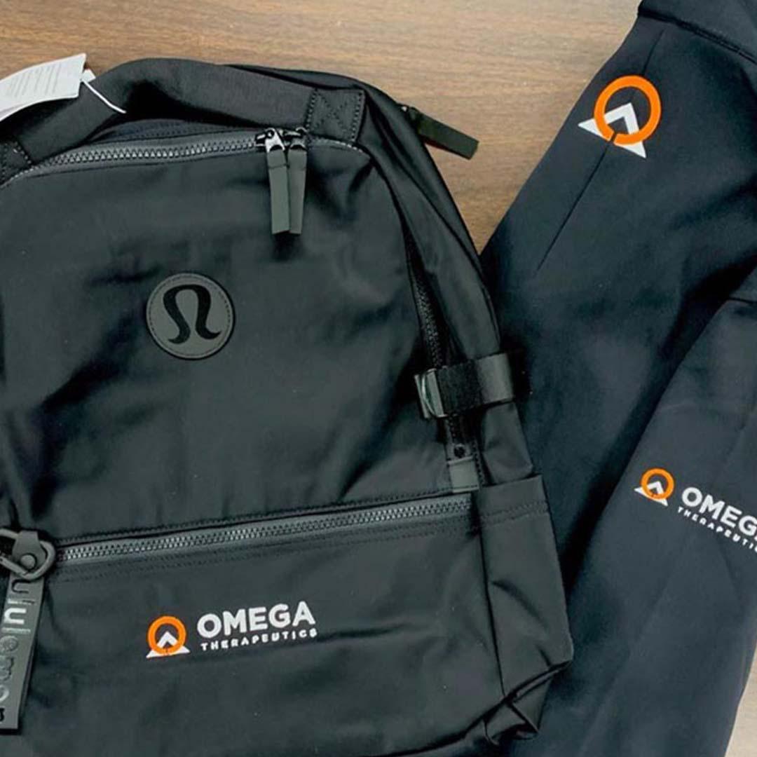 backpack with logo