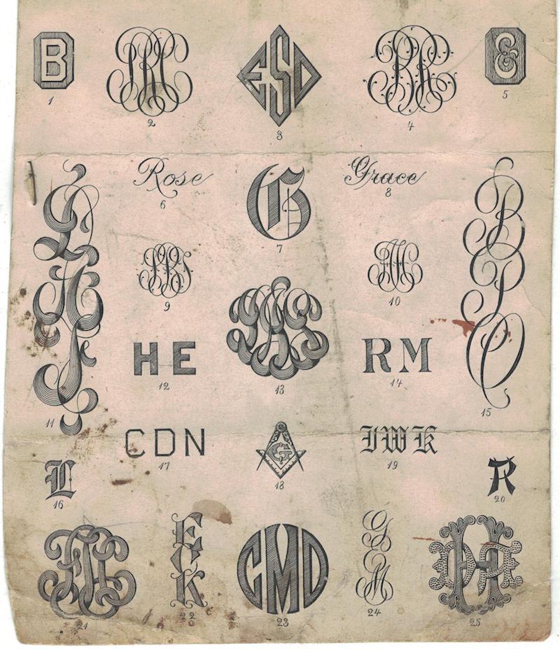 From The Design Desk | What ever happened to the Monogram?