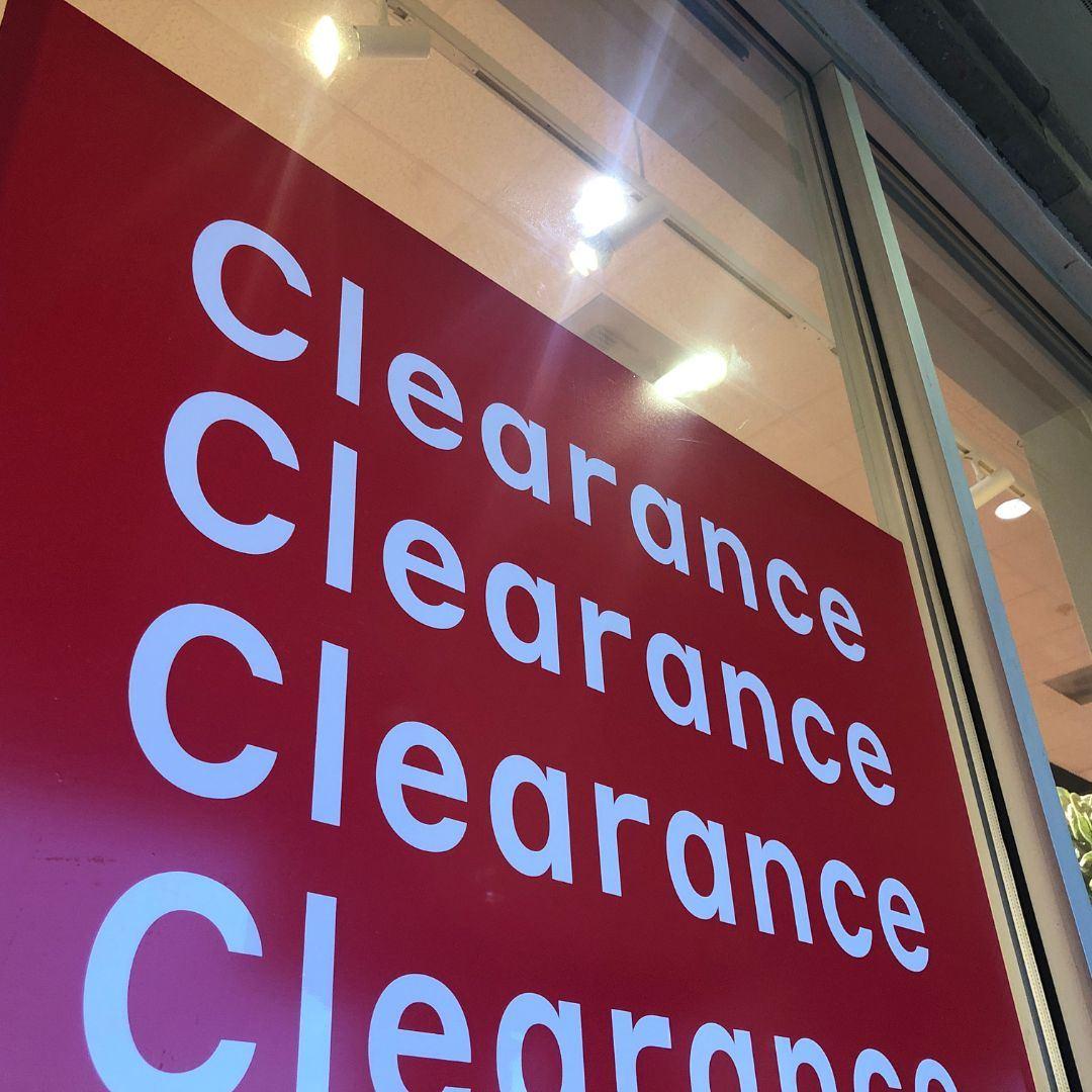 photo of storefront graphics