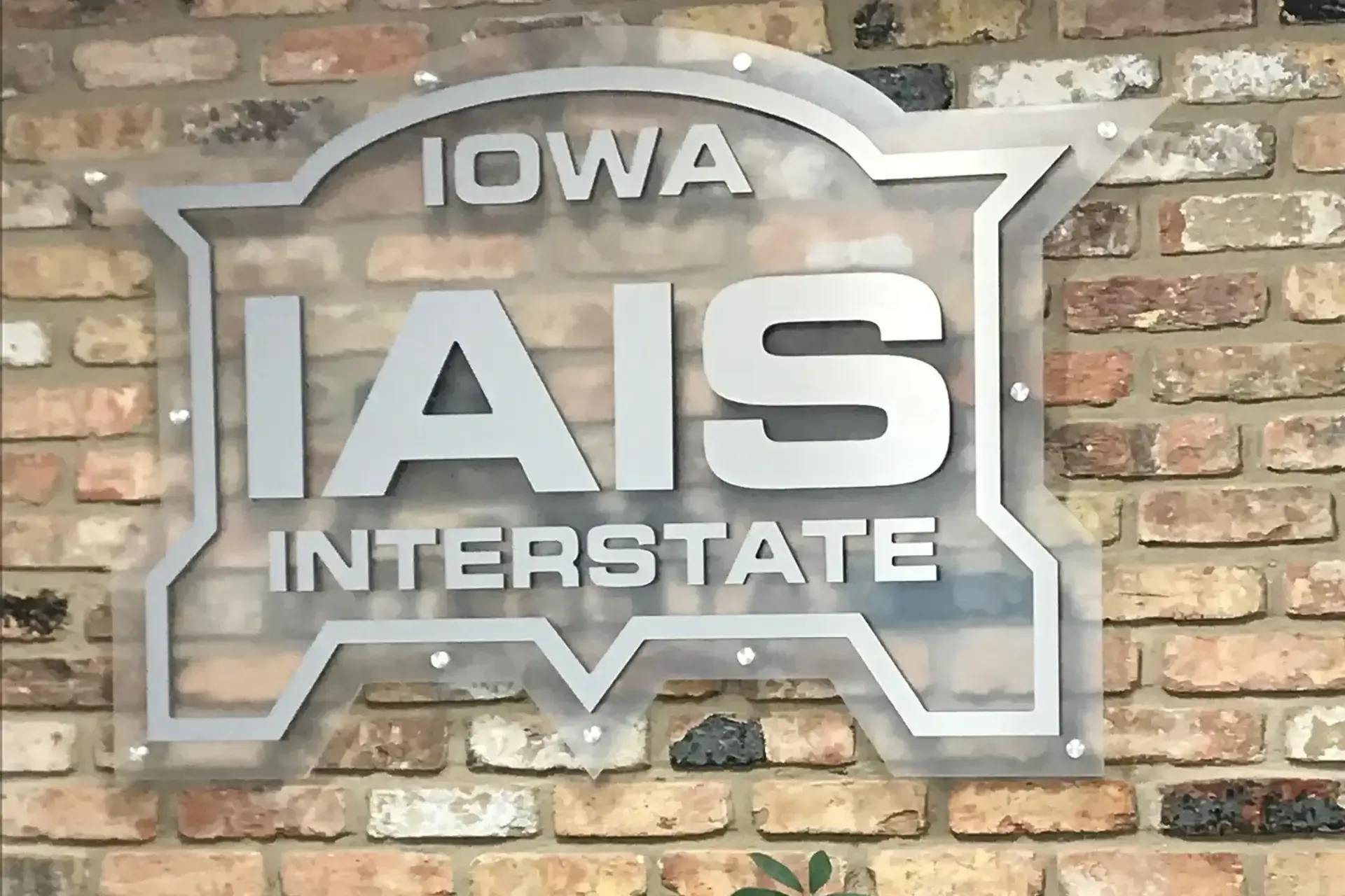 Acrylic signs at AlphaGraphics North Liberty
