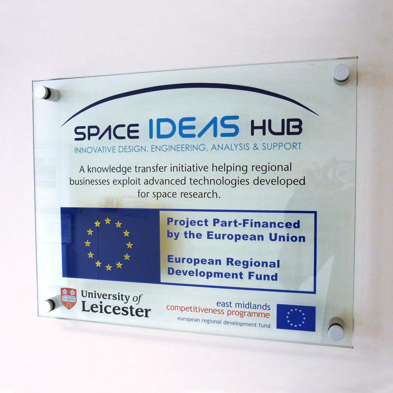 Acrylic sign details