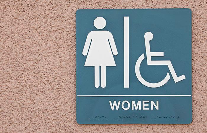Our ADA signage features