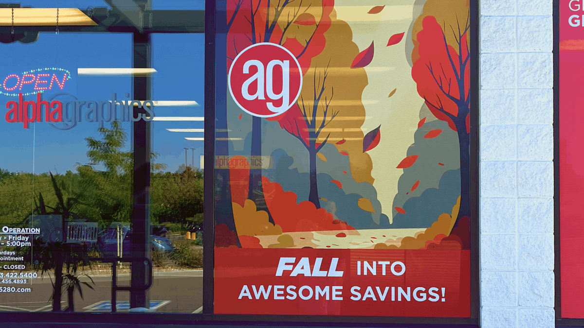 Enjoy autumn with our custom printing solutions.