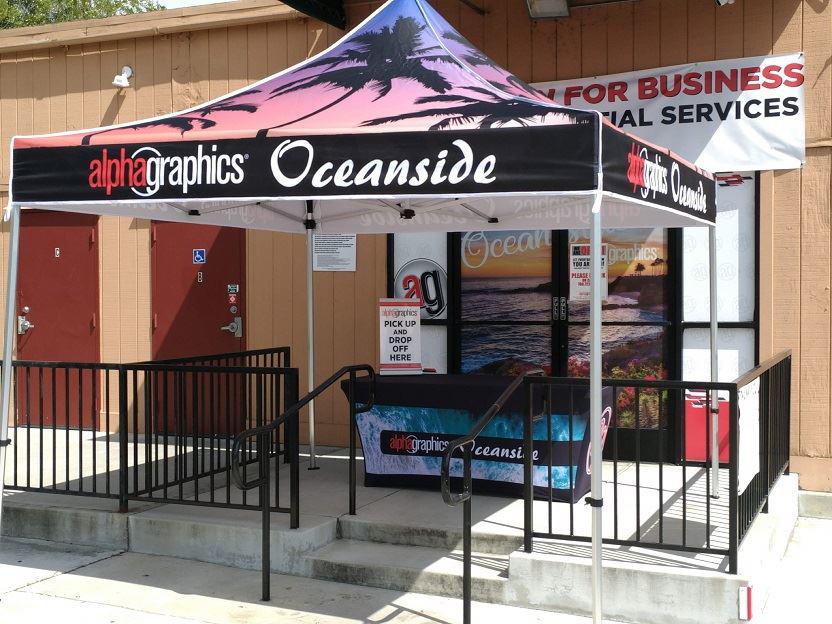 AG Canopy Tent, Table Throw and Tabletop Retractable Banner