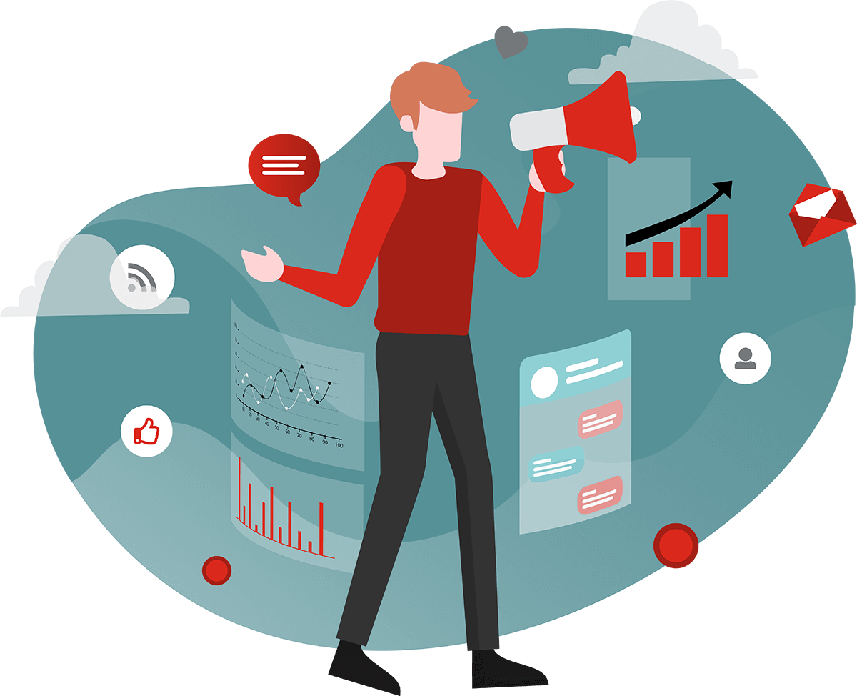 Marketing illustration