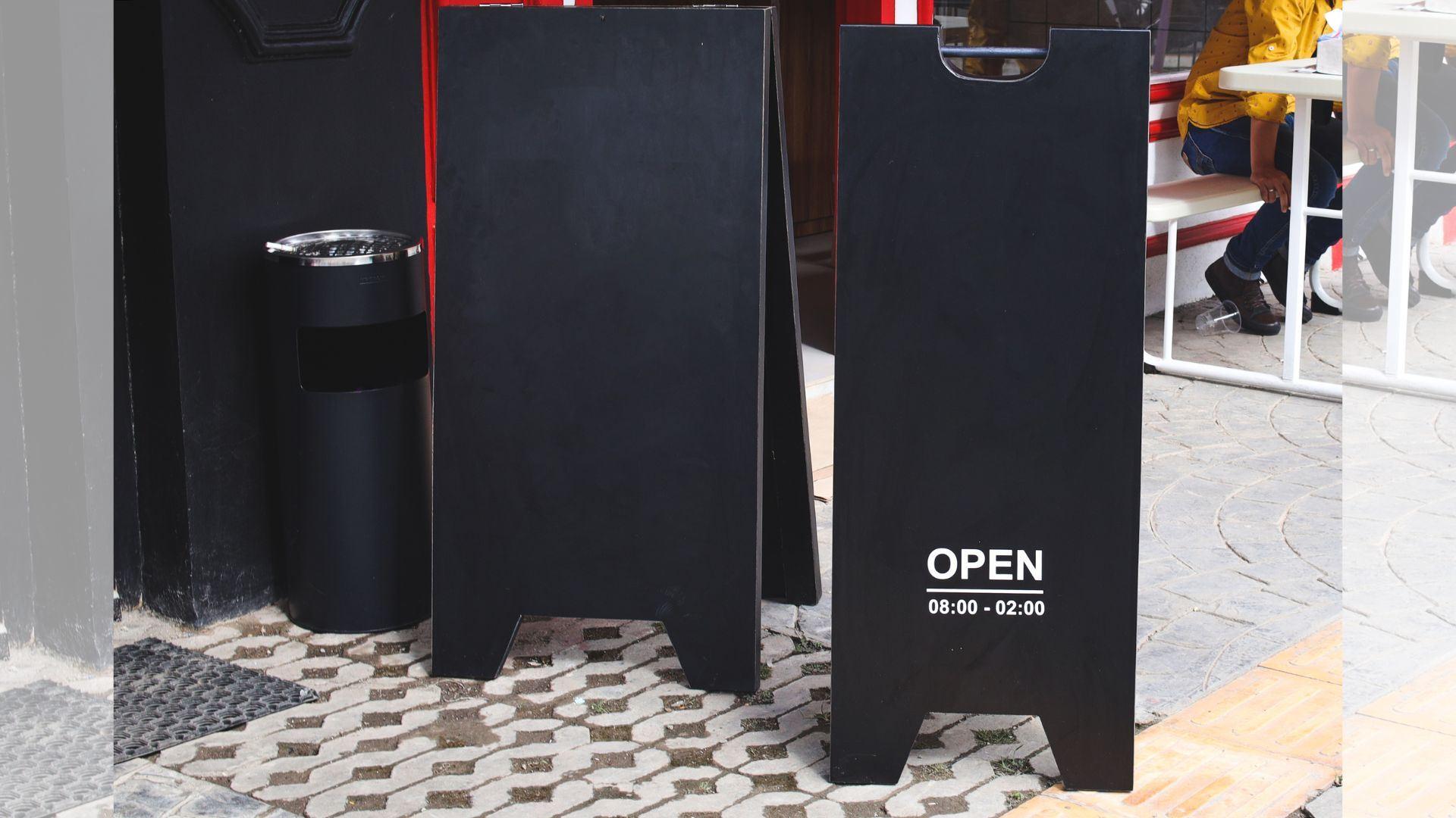 A-Frame Sign Ideas That Draw Winter Foot Traffic